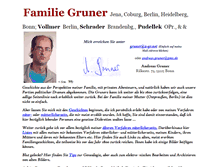 Tablet Screenshot of gruner-fam.de